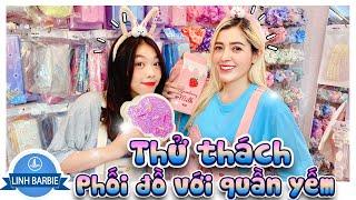 Thử Thách Phối Tất Cả Đồ Dạng Yếm I Linh Barbie Vlog