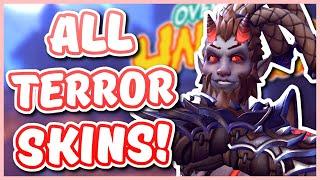 Overwatch - ALL 2021 HALLOWEEN TERROR EVENT SKINS AND ITEMS