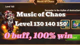 Hero Wars Music of Chaos Level  130 140 150 NO BUFF