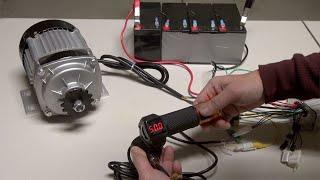 How to Connect a Brushless DC Motor to Controller (48V 750W E-Bike) in English