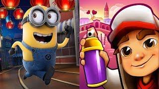 Despicable Me - Minion Rush VS Subway Surfers Valentines 2019