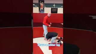 Rubber Leg wrestling technique!!! #wrestling #ncaawrestling #grappling #bjj