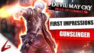 Devil May Cry: Peak of Combat - Gunslinger Dante - Hunter Analysis and Breakdown