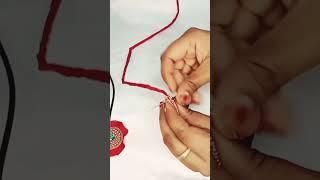 Sewing Tricks Beautiful Latkan making idea for beginners simple method #shortvideo #a2z