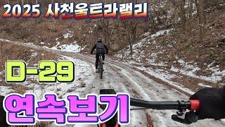 2025 사천울트라랠리 D-29/ 세종 금암,장군산, 민유임도/ 한방에 연속보기/2025. 3. 1.