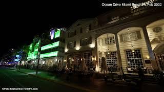 Ocean Drive Miami Beach February 2022