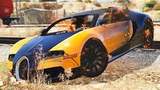 Реальная Жизнь в GTA 5  - ВЗОРВАЛИ МОЮ BUGATTI VEYRON. НОВЫЕ БАНДИТЫ С НОВЫМИ МАШИНАМИ И ОРУЖИЕМ!!