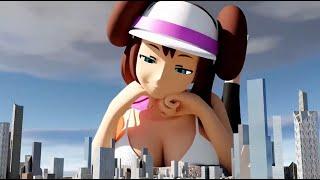 Giantess Growth PKM Trainer Uses SLAM Super Effectively Giantess Breast Expansion Giantess Animation