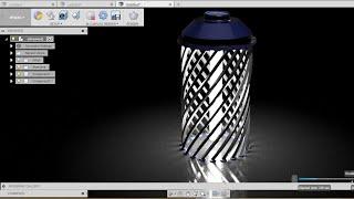 design 3d printed lampshade - fusion 360 tutorial