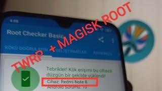 Xiaomi Redmi Note 8/8T(ginkgo) Magisk ile Root Atma (Twrp +Magisk Root)