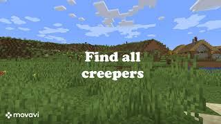 Find all creepers in high grass | Minecraft