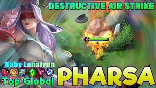 Pharsa 93 9% Win Rate Destructive Air Strike by Baby Lunalynn ~ MLBB