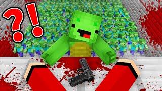 JJ and Mikey Escape From Zombie School Apocalypse in Minecraft - Maizen Challenge