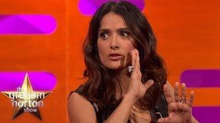 Salma Hayek Can't Believe The Weird Tattoo Danny Trejo Has - The Graham Norton Show