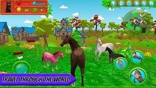 Horse Family Animal Simulator 3D By CyberGoldfinch, Android Game