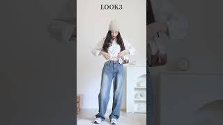 1 Shirt 5 OutfitSpring Outfit in Korea