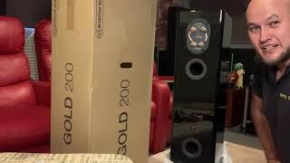 Monitor audio gold 200 unboxing and overview.