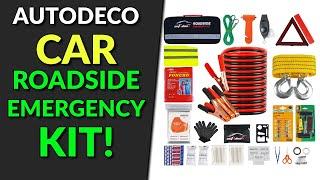 AUTODECO Car Roadside Emergency Kit