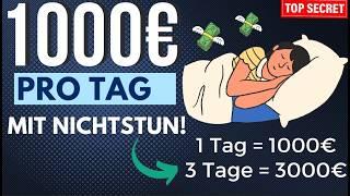 1000€ MIT NICHTSTUN Online Geld verdienen 2024 (Passives Einkommen)