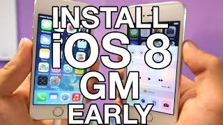 NEW Install iOS 8 GM Early iPhone 5S, 5C, 5, 4S, iPad & iPod - FREE How To