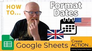 HOW TO change the date format in Google Sheets!? US to UK and more