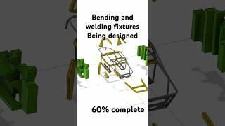 Design of 3D printed fixtures to make the tube chassis build perfect! #fusion360 #axialadventure