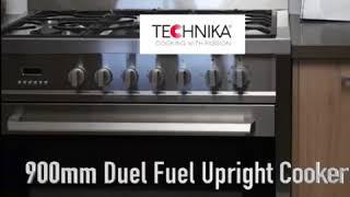 Technika 900 mm Duel Fuel Upright Cooker,Demonstration, Cook, Bake, Grill, How to Cook