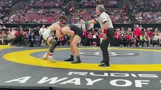 215 lbs D2 State Final Brayton Feister, Hoban vs Michael Boyle, Watterson