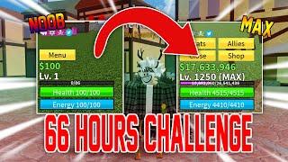 GETTING MAX LEVELS IN 3 DAYS! (CHALLENGE) + (ONLY 1 BOOST) | Blox Piece | LEVEL 1 - 1250 in 66 HOURS