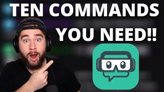 10 Streamlabs Cloudbot Commands You Need! (Twitch Chatbot Tutorial)