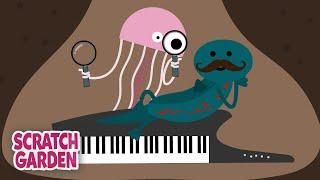 There's a Hole in the Bottom of the Sea | Scratch Garden Characters Super Funny Version!