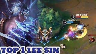 wild Rift lee sin - top 1 lee sin storm dragon Gameplay rank Sovereign