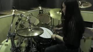 Slipknot "Psychosocial" drum cover by Fumie Abe