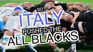 So Italy pushed the All Blacks... | Autumn Nations Series 2024