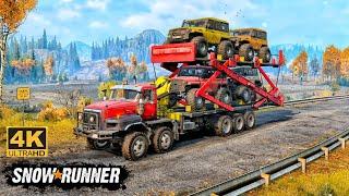 Paystar 5600TS Offroad Truck Double Decker In SnowRunner Season 14 #offroad #truck #4k