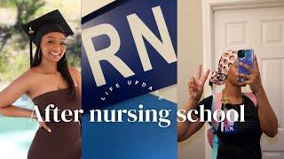 LIFE AFTER NURSING SCHOOL| CHIT CHAT|RN BADDIE|