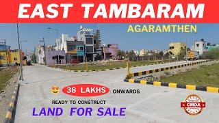 Land for sale in east tambaram agaramthenplot sale in chennaiCmda & rera approved#PlotSaleChennai