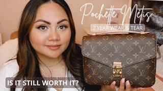 LOUIS VUITTON POCHETTE METIS | 2 YEAR WEAR & TEAR REVIEW