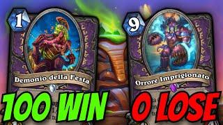 QUESTO MAZZO NON PERDE MAI SUL SERIO! Pain Warlock • Hearthstone ITA