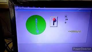 clock using window script/wonder wear intouch  software /scada