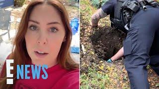 TikToker Katie Santry’s Viral Videos of A Buried Rug In Her Yard SPARKS Investigation | E! News