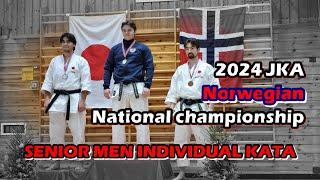 2024 JKA Norwegian National Championship - Men Individual Kata Finals