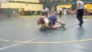 Austin Burshia-Poplar vs. Lane Urick-Great Falls - CMR Holiday Wrestling 2009