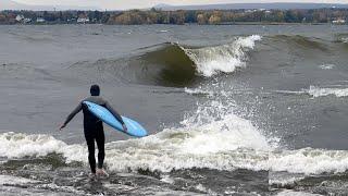 Astonishing SURF Discovering "4-6ft" Lake Champlain!?