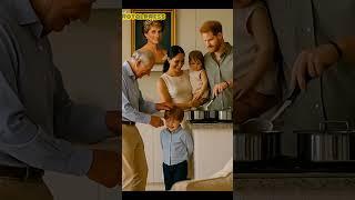 Royal family in the kitchen #kingcharles #meghanmarkle #princeharry #lilibet #archie