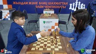 12-year-old boy stops the clock even before his opponent realizes it's a mate!