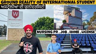 AUSTRALIA DI UNIVERSITY VLOG  REALITY OF INTERNATIONAL STDUENT | NURSING PR , JOB , LICENSE