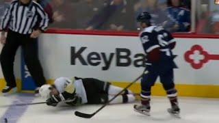 Chris Wagner Big Hit on Plotnikov