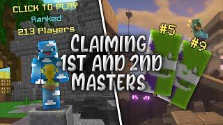 Claiming 1st and 2nd Masters (S51 #9, S52 #5) | Ranked Skywars