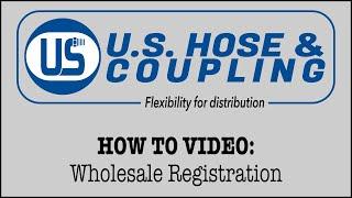 HOW TO: New Wholesale Registration